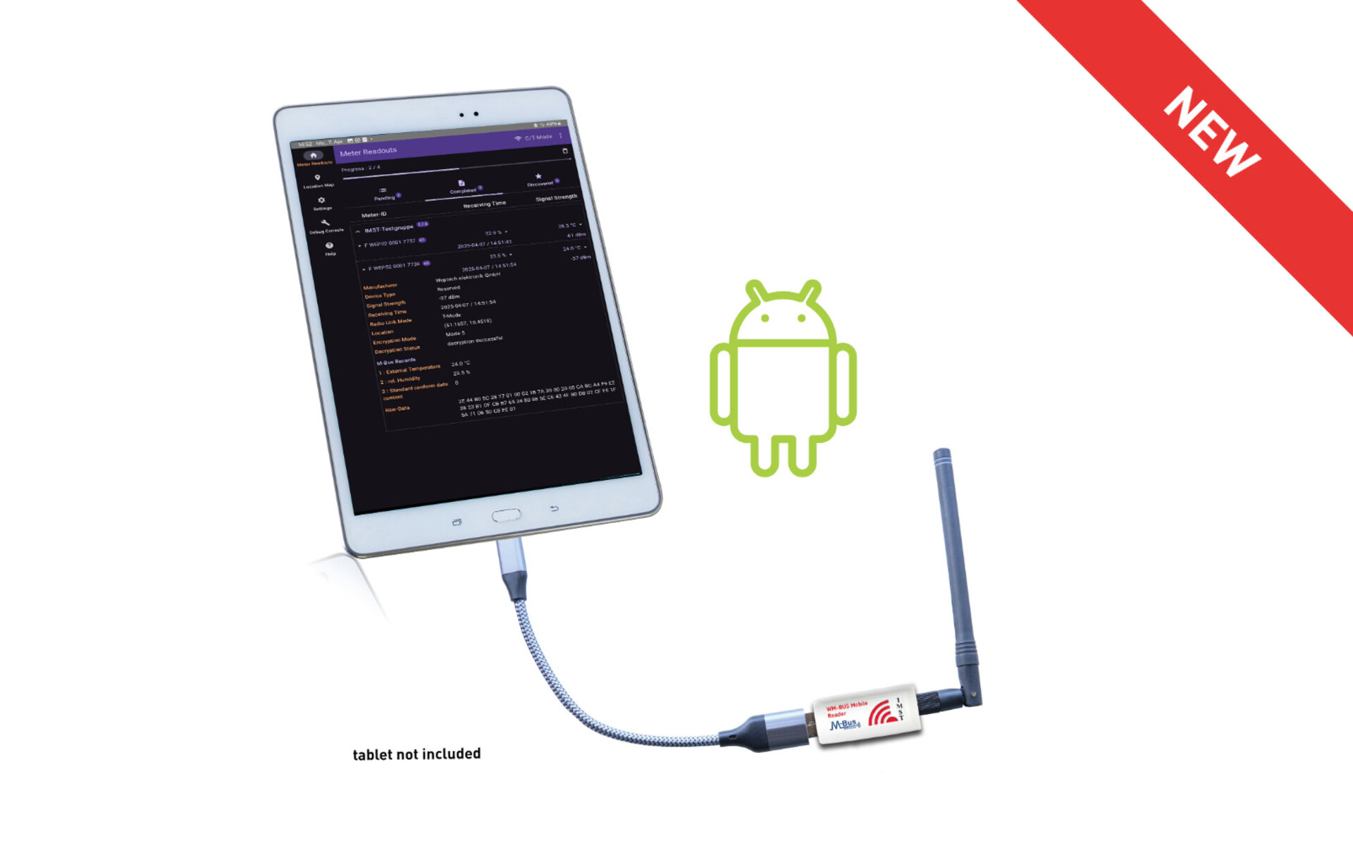 Wireless M-Bus Mobile Reader
