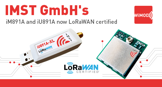 iM891A iU891A LoRaWAN certified